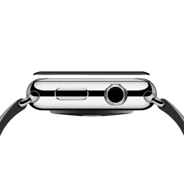 Apple Watch 4 40mm Heltäckande 3D Härdat Glas Skärmskydd 0,3mm Transparent