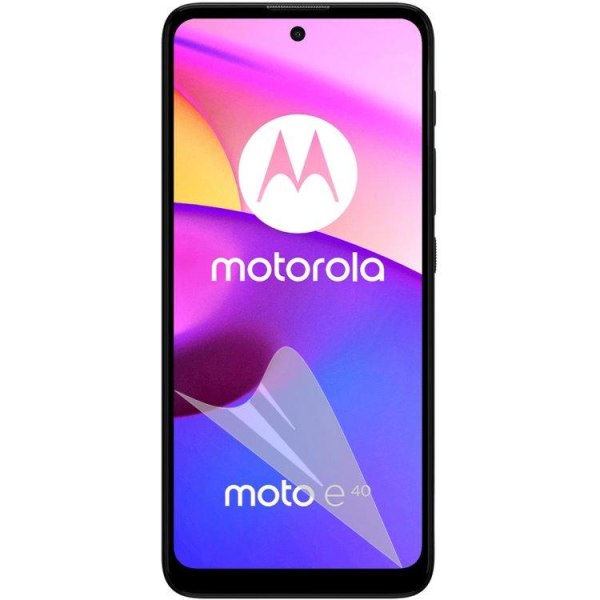 Motorola Moto E40 Näytönsuoja - Ultra Thin Transparent