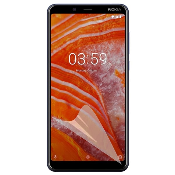 3-Pak Nokia 3.1 Skærmbeskytter - Ultra Thin Transparent