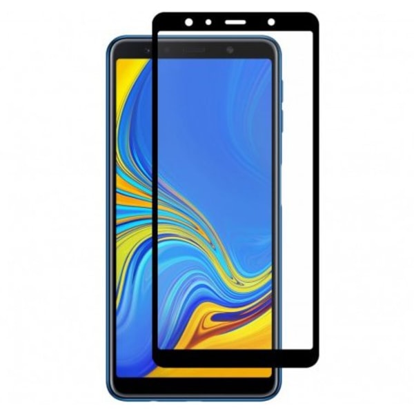 Samsung Galaxy A9 2018 Heltäckande Härdat Glas Skärmskydd 0,2mm Transparent