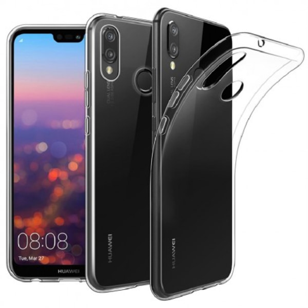 Huawei P20 Transparent Mjuk TPU Skal Transparent