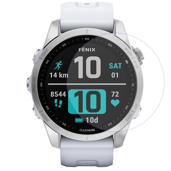 2 kpl Garmin Fenix 7S Karkaistu Lasi Näytönsuoja Transparent