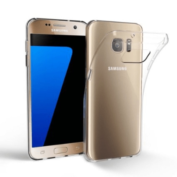 Samsung Galaxy S7 Edge Genomskinlig Mjuk TPU Skal Transparent