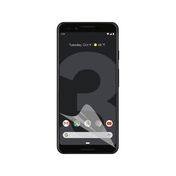 2-Pack Google Pixel 3 Skærmbeskytter - Ultra Tynd Transparent