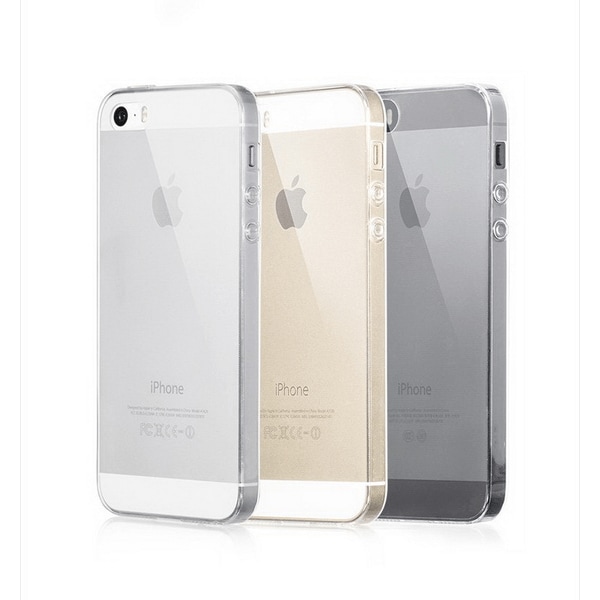 iPhone 5 SE gennemsigtigt blødt TPU-cover Transparent