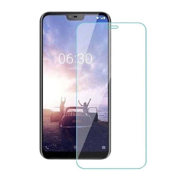 2-Pack Nokia 6.1 Plus Härdat Glas Skärmskydd 0,3mm Transparent