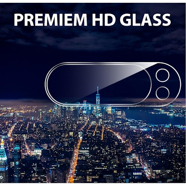 2-Pack Google Pixel 9 Pro XL Kamera Linsskydd Härdat Glas 0,2mm Transparent