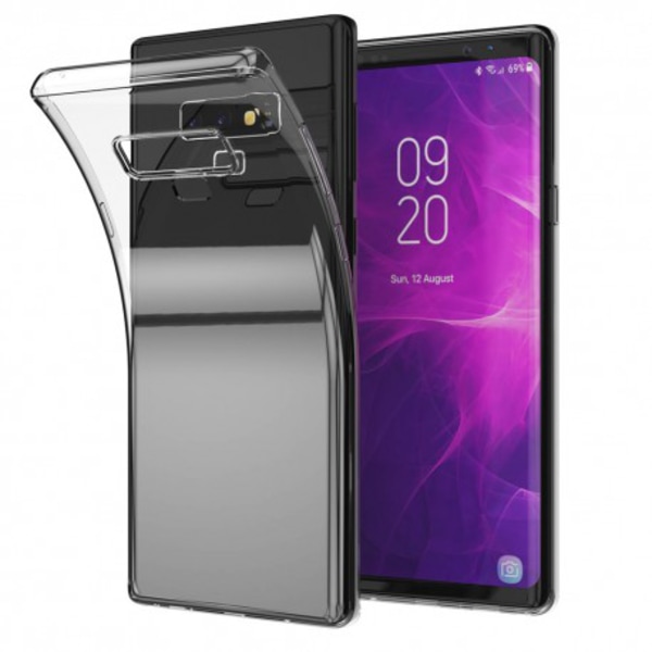 Samsung Note 9 läpinäkyvä pehmeä TPU-suojus Transparent