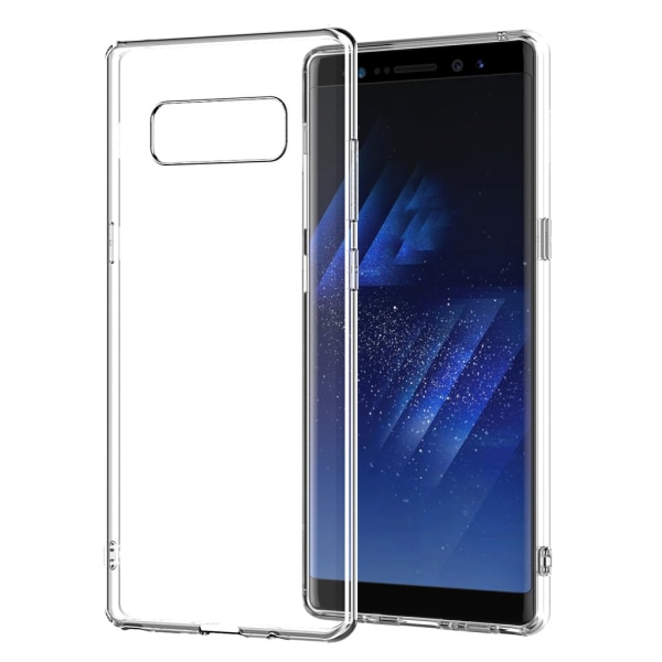 Samsung Galaxy Note 8 gennemsigtigt blødt TPU-cover Transparent