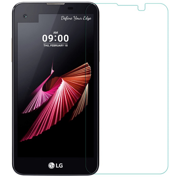 2 pakkauksen LG X Screen karkaistu lasi näytönsuoja 0,3 mm Transparent