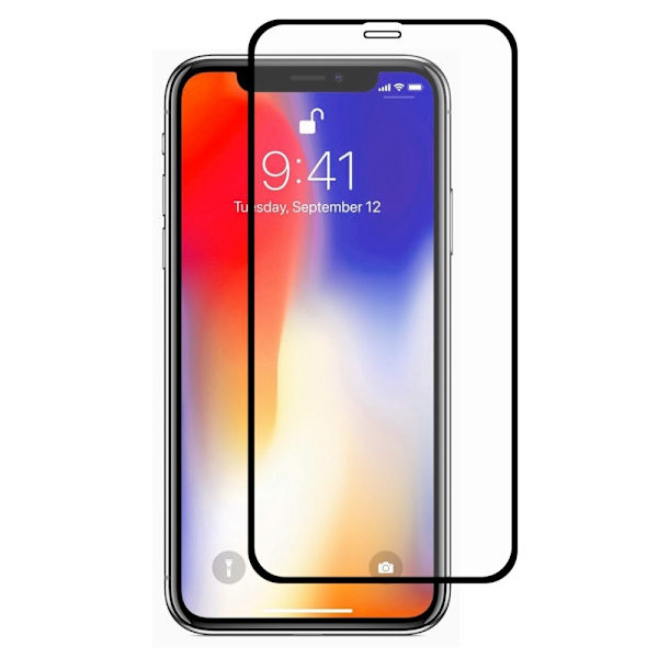 Heltäckande iPhone XR Härdat Glas Skärmskydd 0,2mm Transparent