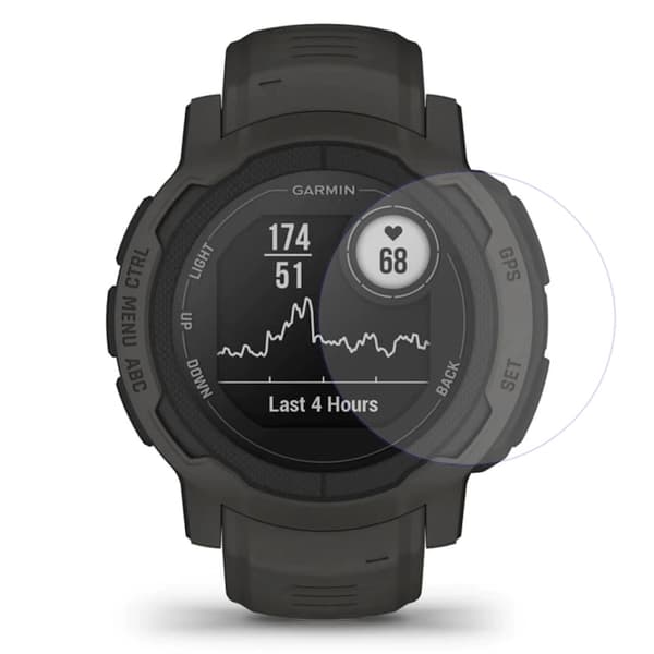 2-Pack Garmin Instinct 2 Härdat Glas Skärmskydd Transparent