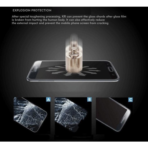 Samsung Galaxy S2 Härdat Glas Skärmskydd 0,3mm - Snabb Leverans! Transparent
