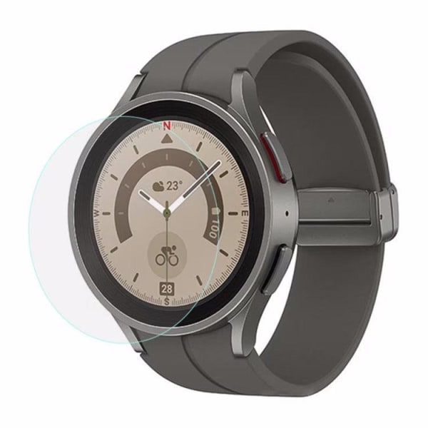 2-Pack Samsung Galaxy Watch 5 Pro 45mm Härdat Glas Skärmskydd Transparent