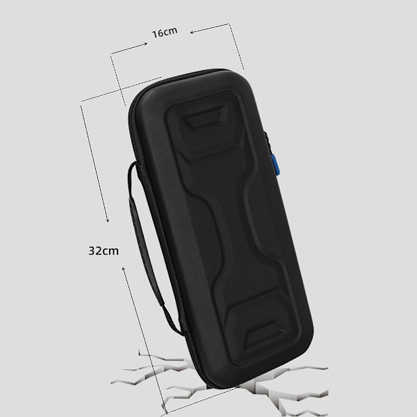Gaming Console Case Black - PS5 Streaming Handheld Storage Case Set with PC Cover, Screen Protector and Joystick Caps