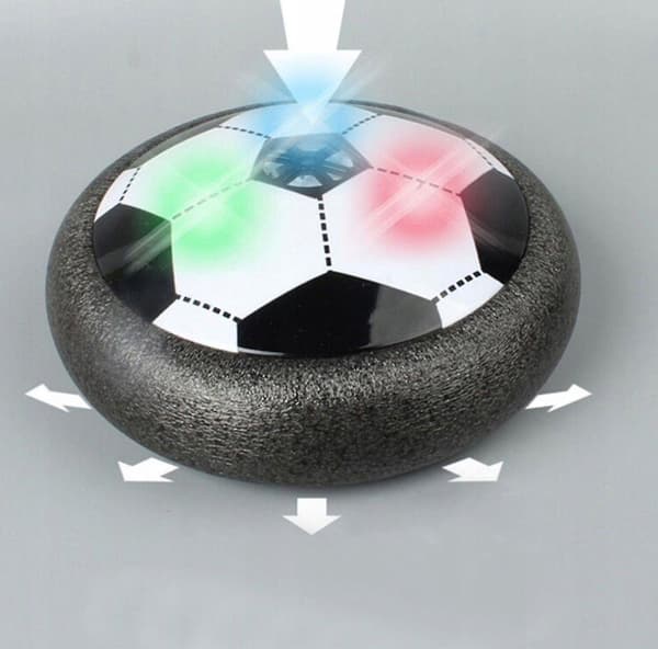 Luftdriven fotboll med LED-belysning Hover Ball för inomhusfotboll