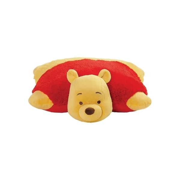 Pillow Pets Nalle Puh, Pehmolelu 45*50cm, Flanellipeitto 150*100cm