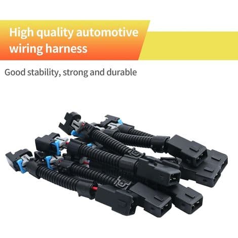 Sett med 8 LS1 LS6 LT1 EV1-adaptere for Multec LQ4, LQ9 4.8 5.3 6.0 Delphi-injektorer