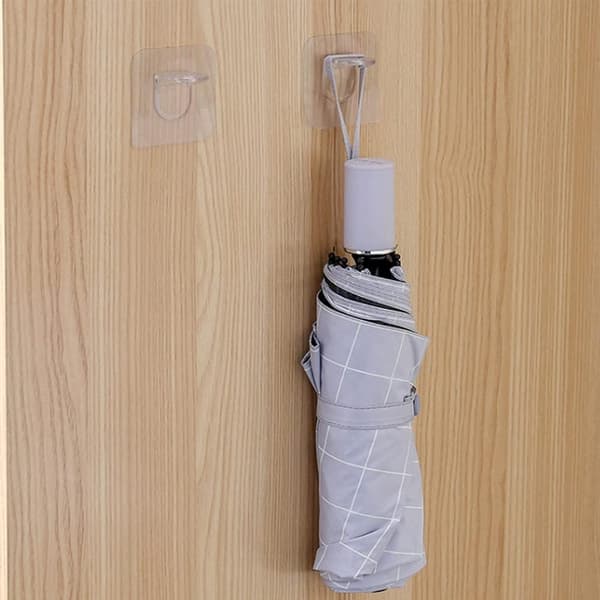 20 punch-free wardrobe dividers with self-adhesive hooks