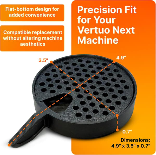 Replacement Drip Tray for Vertuo Next Coffee Machine, Compatible Non-OEM Coffee Machine Accessory Coffee and Espresso Machine Parts for Nespresso Series
