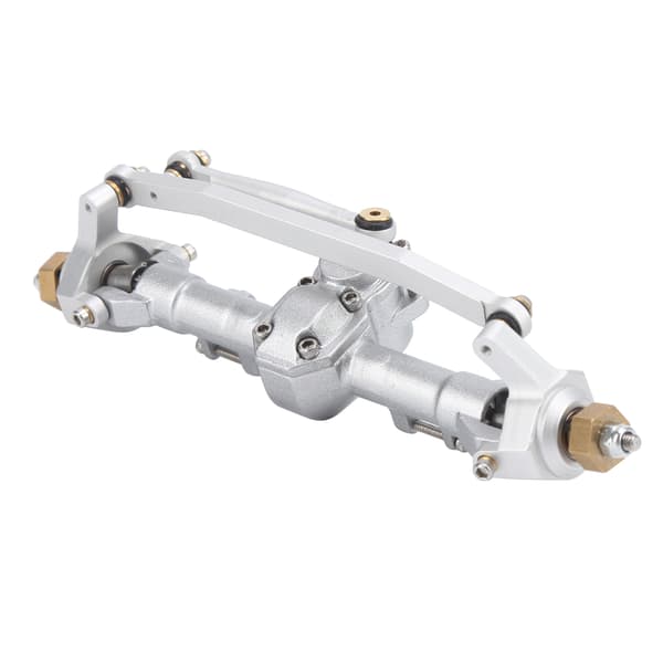 RC Metal Komplet Forakselmontering til Axial SCX24 90081 1 24 Skala RC Bil Opgraderingsdele Sølv