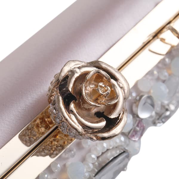 Rhinestone Embroidered Bag Clutch Evening Bag