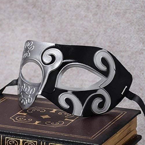 Romansk gresk maskerade maske for menn, venetiansk maske for Halloween, ball