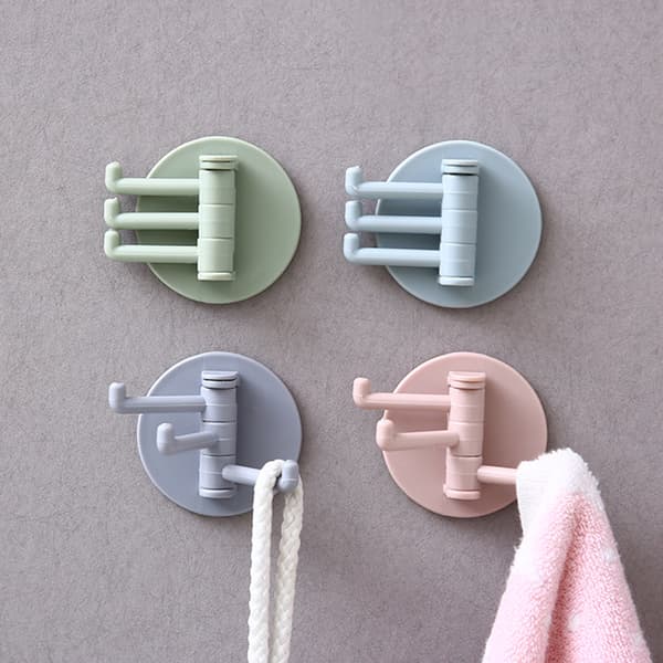 Adhesive Hook Kitchen Creative Wall Hook - 5 Pcs Wall Self-Adhesive Hook Self-Adhesive Hook No Drilling Hook Bathroom Hook - S