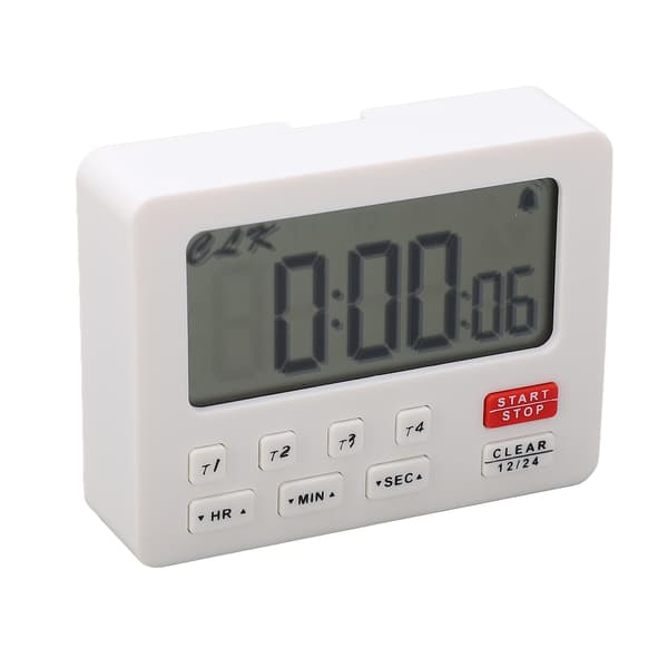 RV Timer LCD Multi-channel Waterproof Shockproof ABS Large Screen Digital Kitchen Timer for ATV 3V