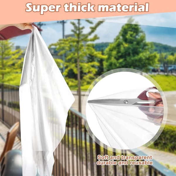 Window Insulation - Window Insulation Reduces Cold and Heat - 150*200cm - Waterproof and Durable - Winter Insulation Window Protection Set