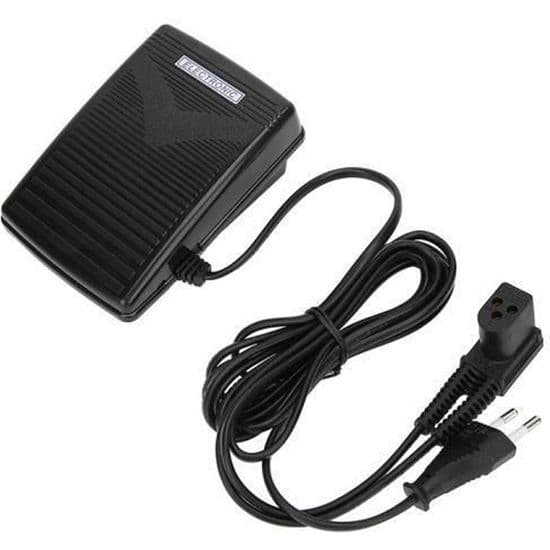 220V jalkapoljin virtajohdolla Singer 974 ompelukoneeseen (EU-pistoke)