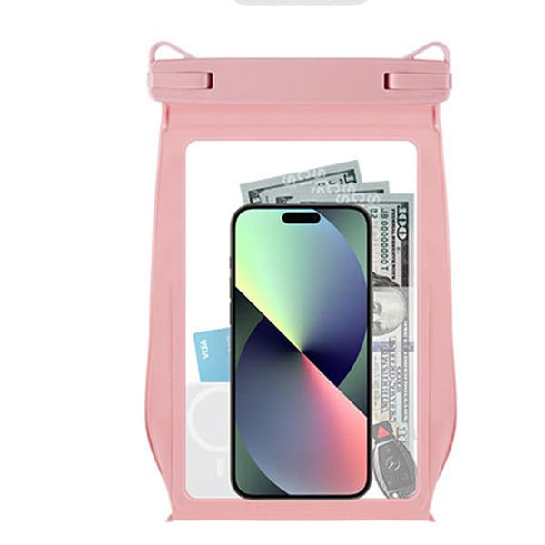 Waterproof Mobile & Shoulder Bag Pink Pink Pink