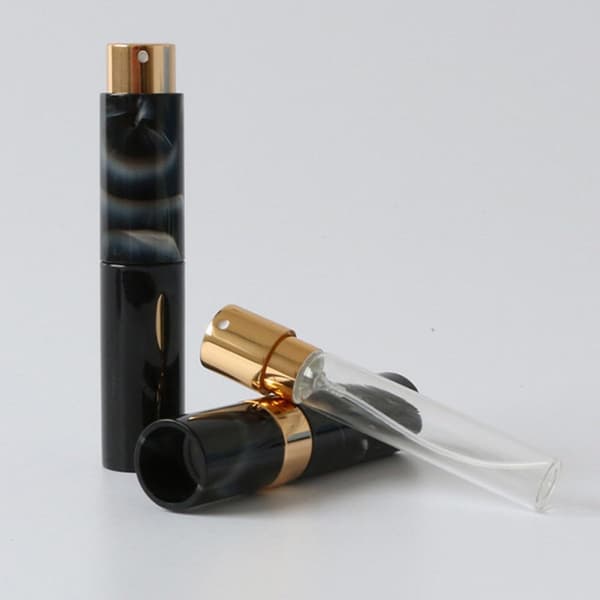 2 stk 10 ml mini parfymesprayflasker påfyllbare plastunderpakninger for reise og essensielle oljer