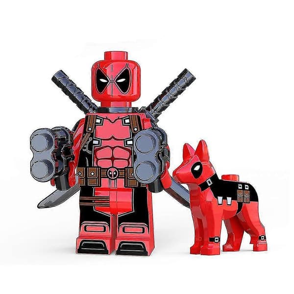 8-pak Avengers-serien Deadpool Actionfigur Samlebyggestenmodel Legetøj U