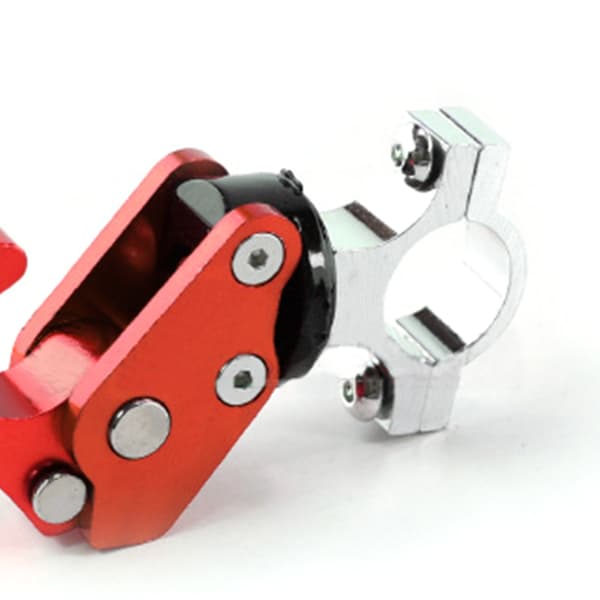 Heavy Duty Foldable Hook Motorcycle Scooter Bicycle Aluminum Alloy Storage Red