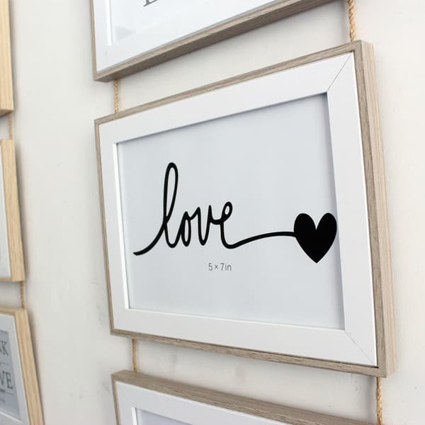 Triple Photo Frame Set (Off-White 7 Inch), Wall Model, Wall Fa