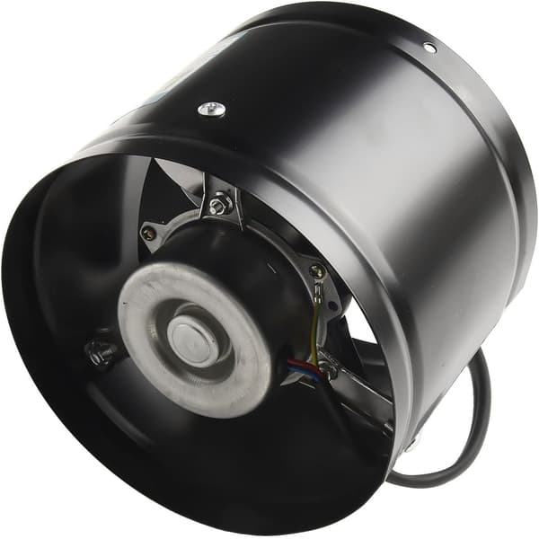 Aerodynamisk design Effektiv luft fra den robuste og 180 mm (sort) sort Black