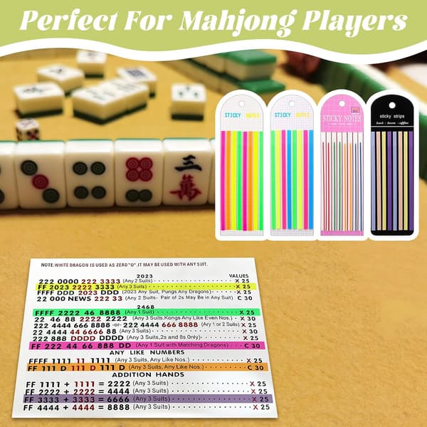 640 stk Mahjong kortlinjefinner markeringstape