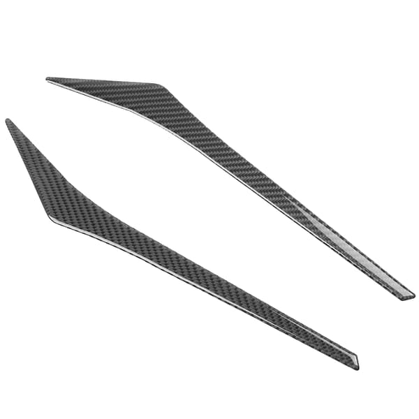 2-pack Carbon Fiber Headlight Eyebrow Trim Decal Compatible with Honda Fit 2014-2018