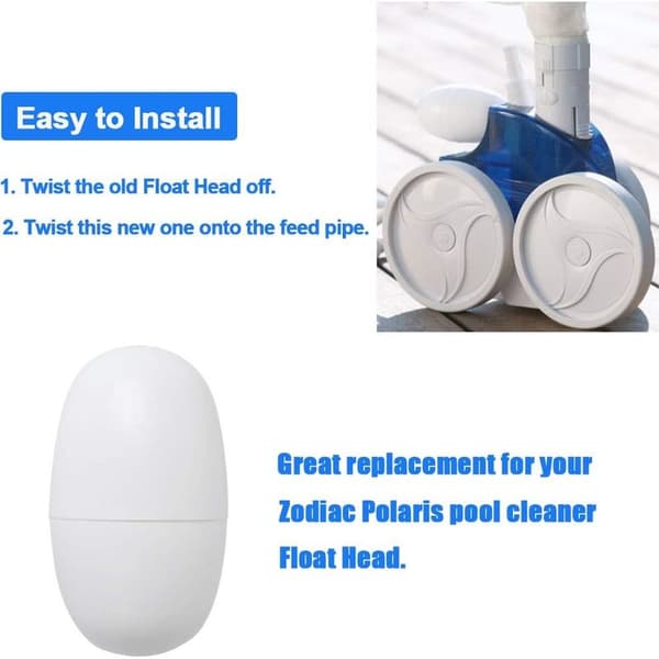 RHAFAYRE A20 Replacement Float Head Compatible with Zodiac Polaris Pool Cleaner Models Vac-Sweep 380, 360, 280, 180 (2-Pack)