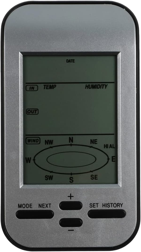 Mätarstation 433MHz Anemometer, Digital Trådlös Väder Liten Prognos