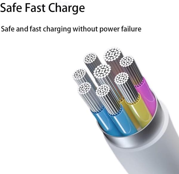 2-pak Lightning til 3,5 mm hovedtelefonadapter til iPhone Dongle 2-i-1 oplader og aux-lyddeler, hvid