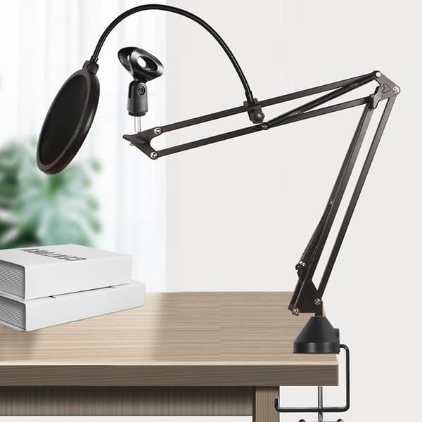 Desk and Bedside Clamp with 180 Degree Adjustment for Stable Holding