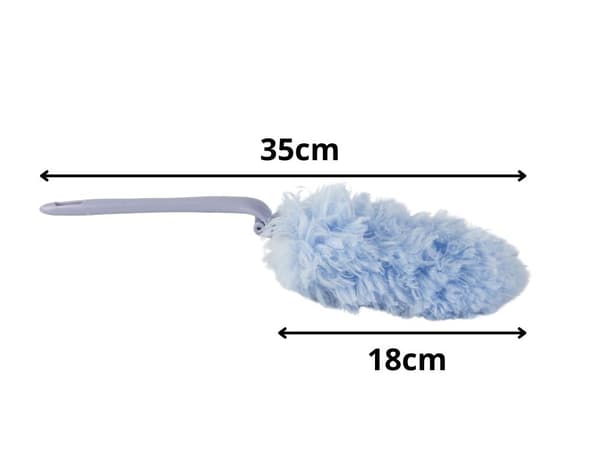 Støvkost 35 cm - Mikrofiberbørste mod støv og spindelvæv
