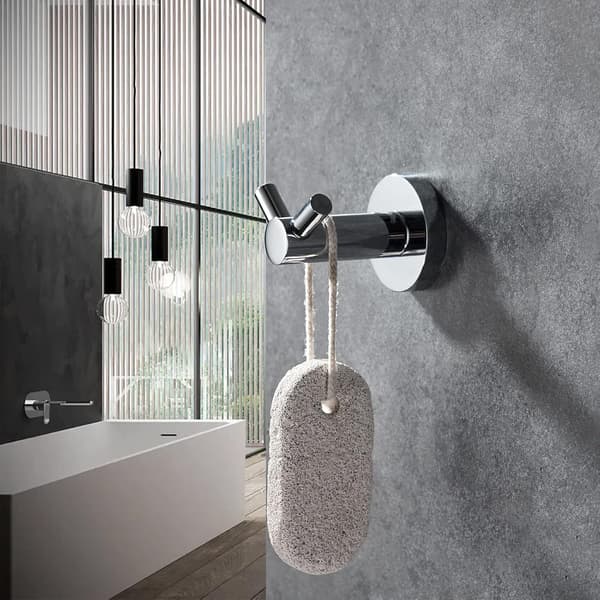 Brass Wall Hook, Towel and Robe Hook, Chrome