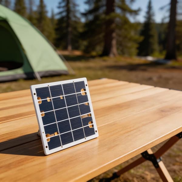 Kompakt lader utendørs sikkerhetskameraer, og leker 4W 5V solcellepanel egnet for LED-lys, liten