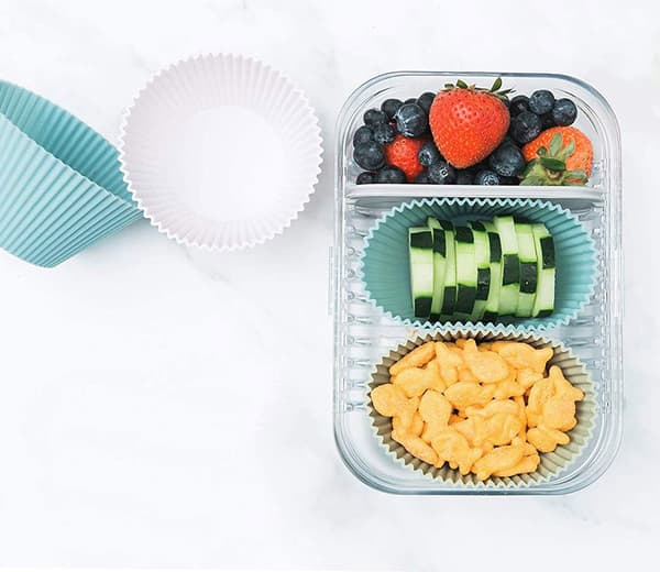 12-pack Återanvändbara Muffinsformar - Premium Silikon, Miljövänlig, B