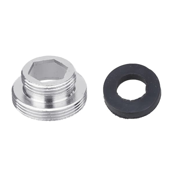 2 stk. vannslangeadapter 22 mm til 16 mm kranadapter kranlufter-tilkobling