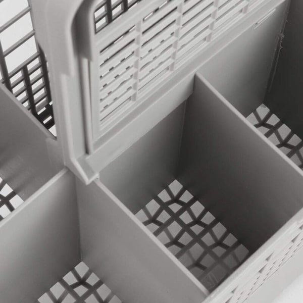 Universal Replacement Cutlery Basket with 8 Compartments, Durable and Robust, Suitable for All Dishwashers.