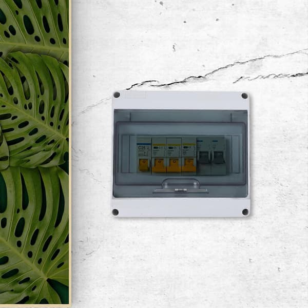 Circuit Breaker Box Distribution Protection Box 8-Way Electrical Box Protection